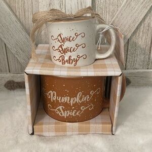 Market Finds Pumpkin Spice & Spice Baby Mug Set